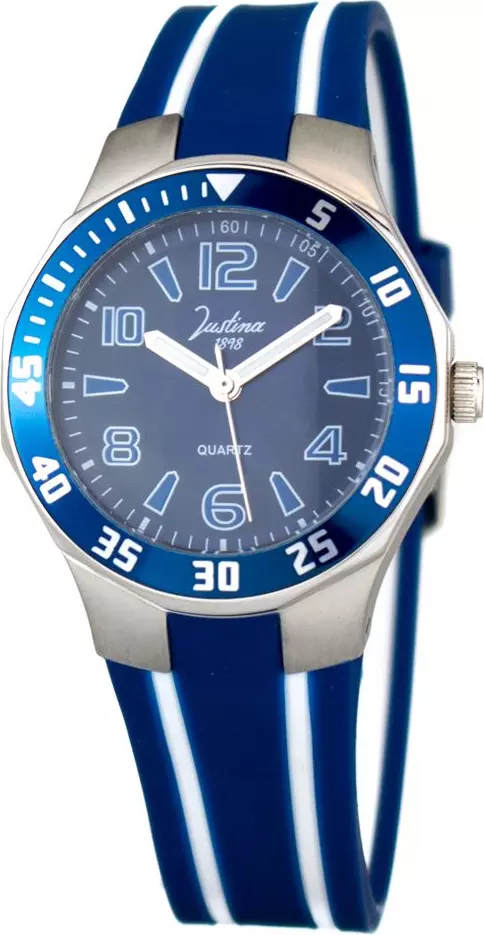 Bicolor Rubber Sport Watch