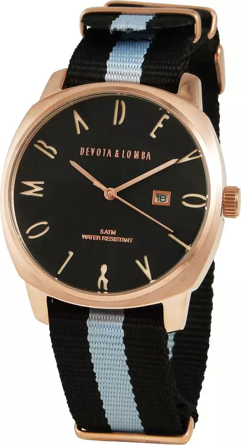 Black Nylon Sport Watch