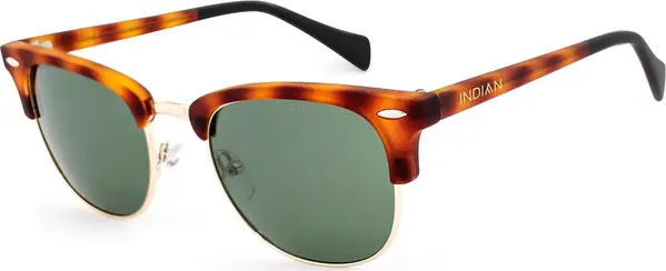 Brown Metal Sunglasses
