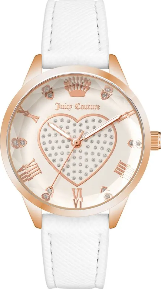White Plastic Dress Watch