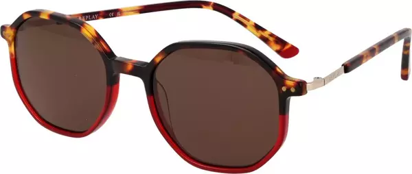 Brown Plastic Sunglasses