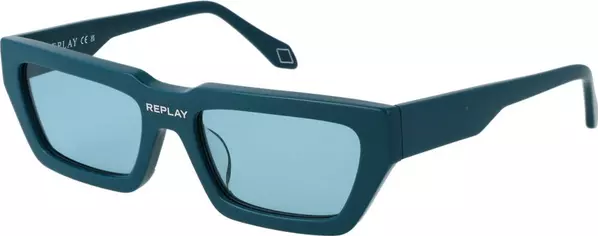 Turquoise Plastic Sunglasses