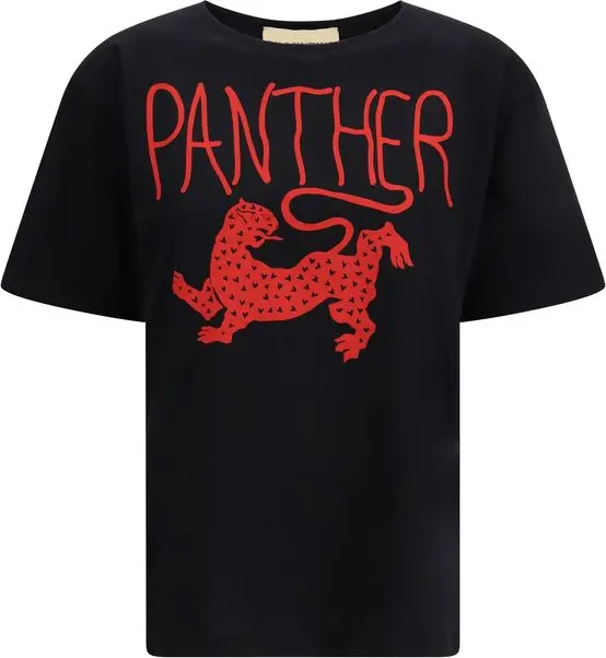 Black Cotton T-Shirt