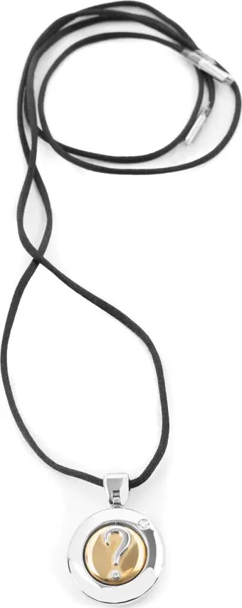 Gray Stainless Steel Necklace