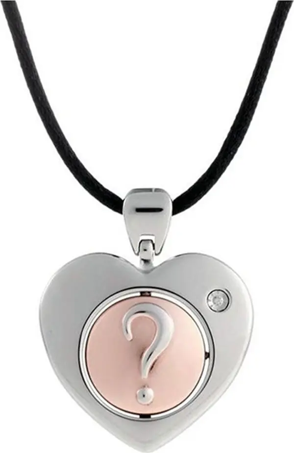 Gray Stainless Steel Necklace