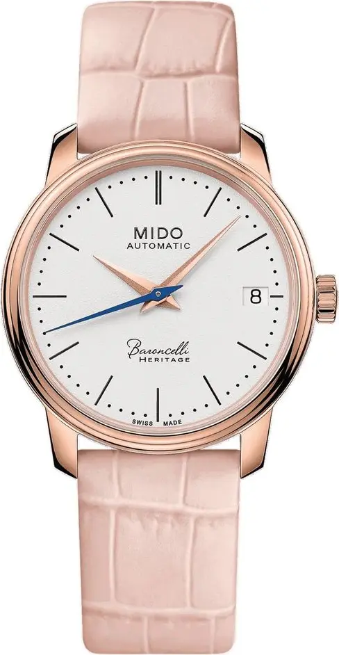 Multicolor Leather Dress Watch