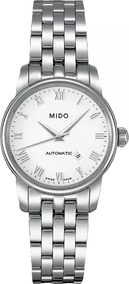 Gray Stainless Steel Dress Watch
