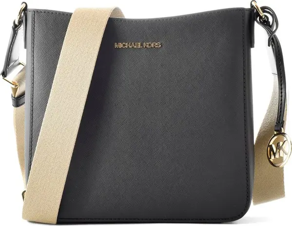 Black Canvas Crossbody Bag