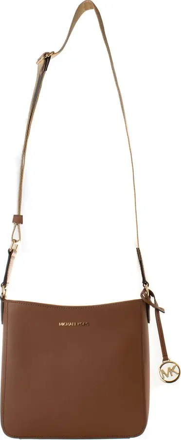 Brown Canvas Crossbody Bag