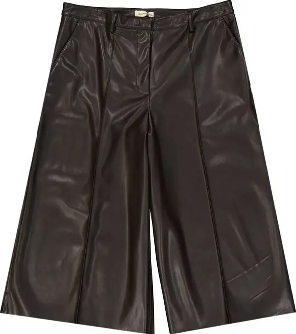 Brown Polyethylene Bermuda Shorts