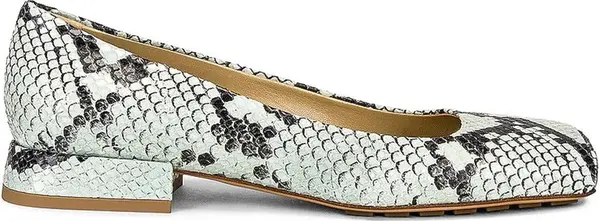 Bicolor Calfskin Ballet Flats