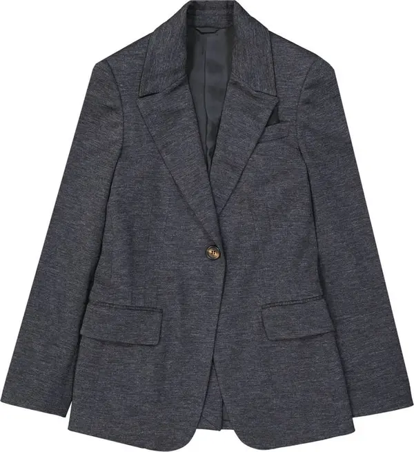 Gray Wool Blazer