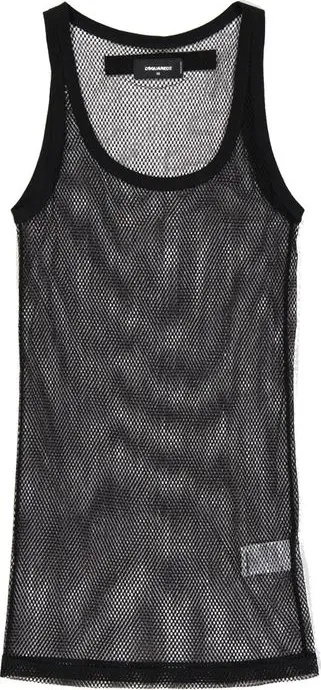 Black Cotton Tank Tops