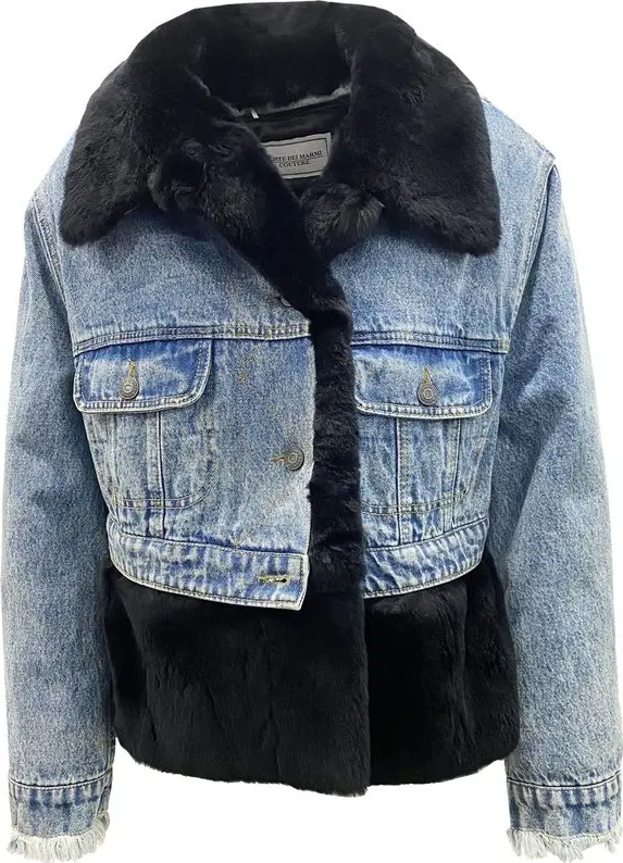 Blue Cotton Denim Jacket