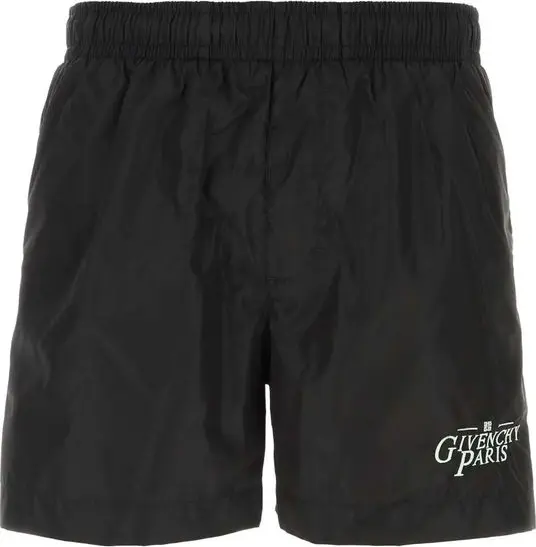 Black Polyamide Swim Shorts