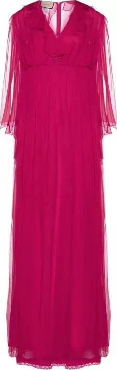 Multicolor Silk Casual Dress