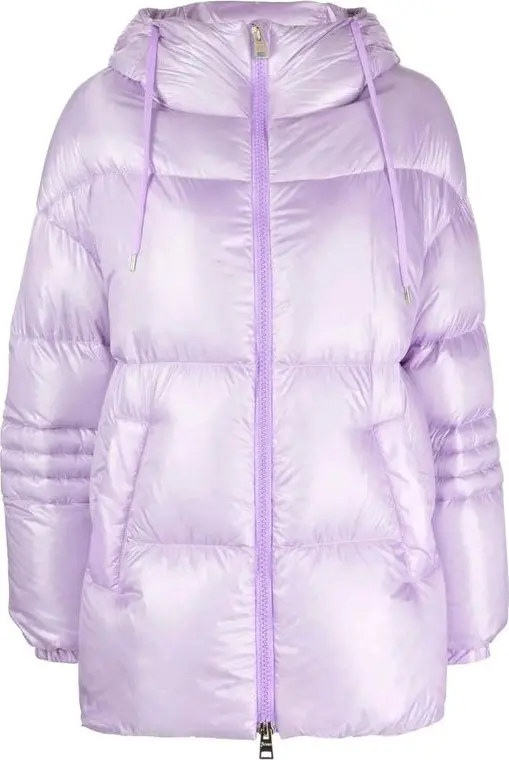 Multicolor Polyamide Full-Length Jacket