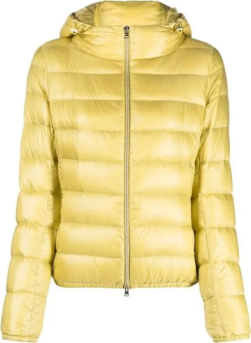 Bicolor Polyamide Full-Length Jacket