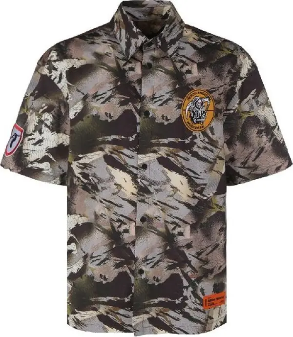 Bicolor Cotton Pattern Shirt