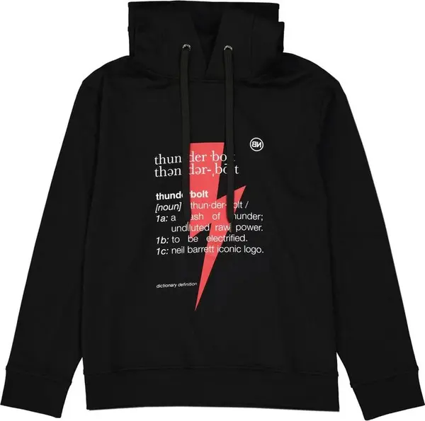 Black Cotton Sweatshirt