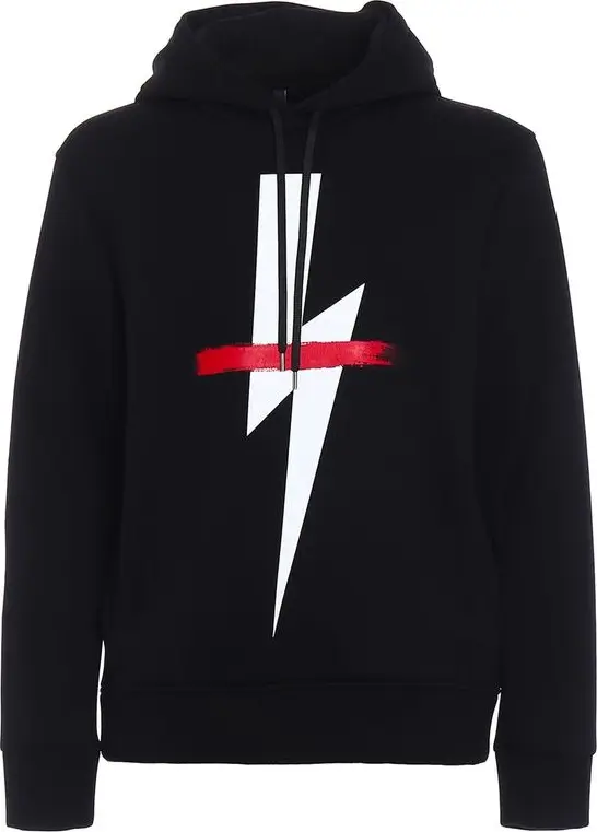 Black Cotton Sweatshirt