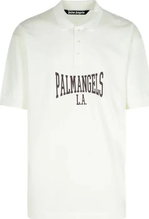 White Cotton Polo Shirt