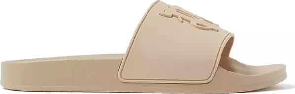 Beige Rubber Slides