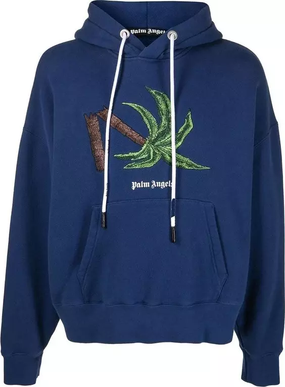 Blue Cotton Sweatshirt
