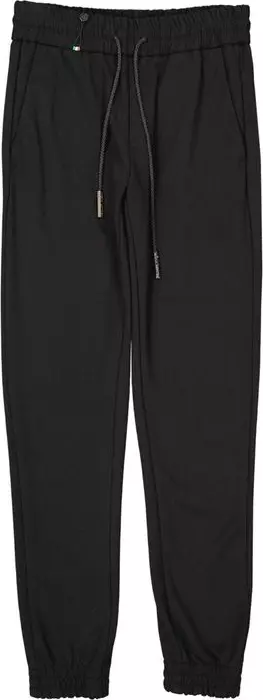 Black Elastane Joggers (Workout Pants)