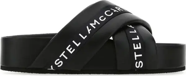 Black Polyethylene Slippers