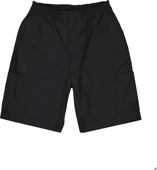 Black Cotton Shorts