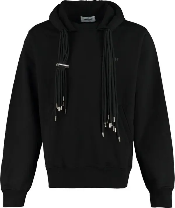 Black Cotton Sweatshirt