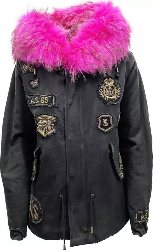 Black Cotton Parka