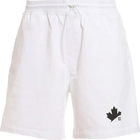 White Cotton Shorts