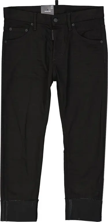 Black Cotton Jeans Denim