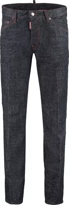 Blue Cotton Skinny Jeans