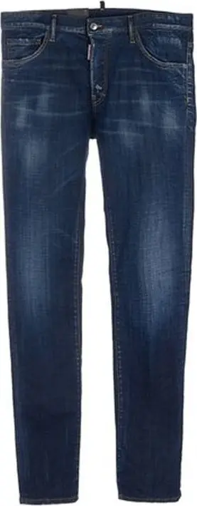 Blue Cotton Skinny Jeans