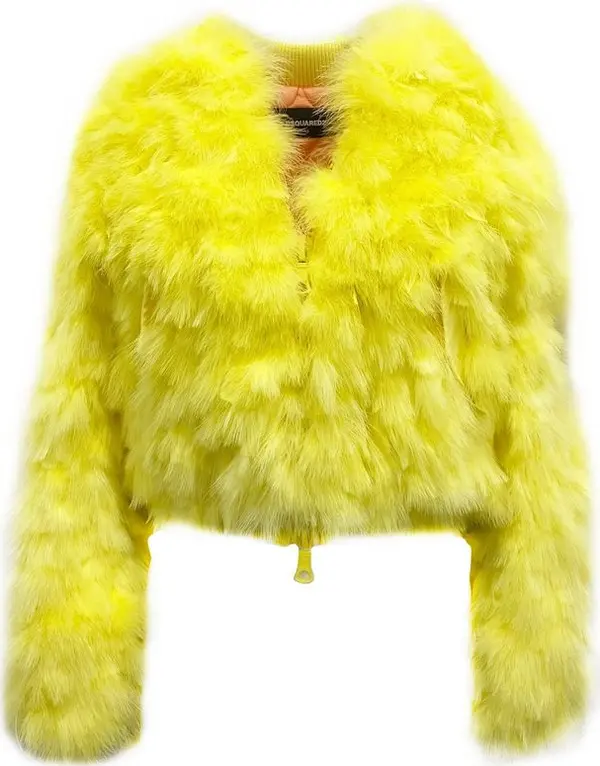 Bicolor Feather Bomber