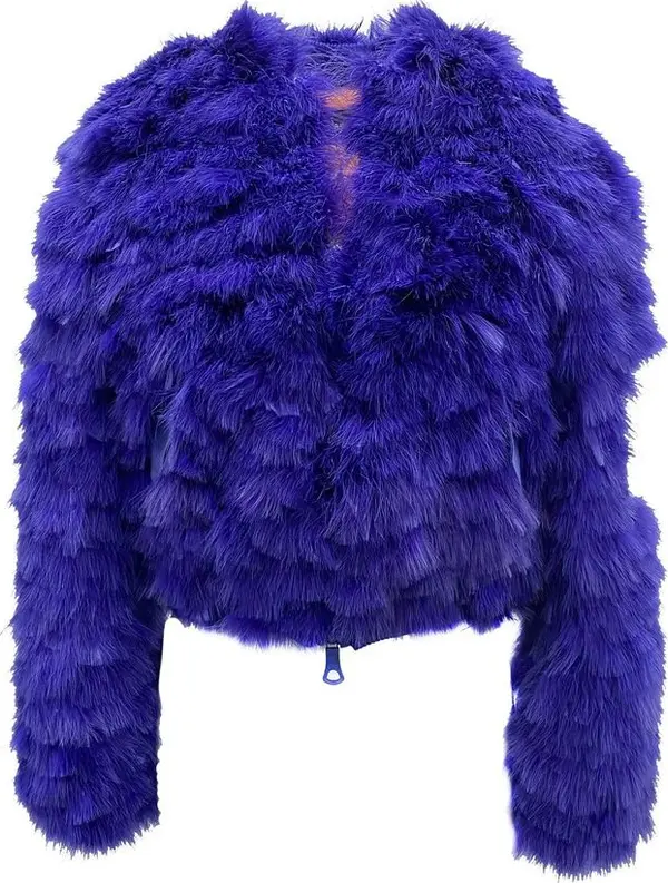 Blue Feather Bomber