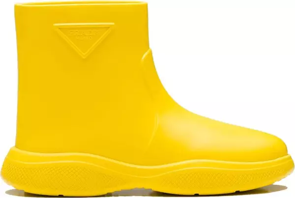 Bicolor Rubber Rain Boots