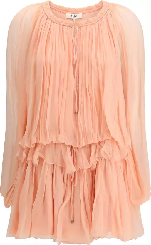 Multicolor Silk Casual Dress