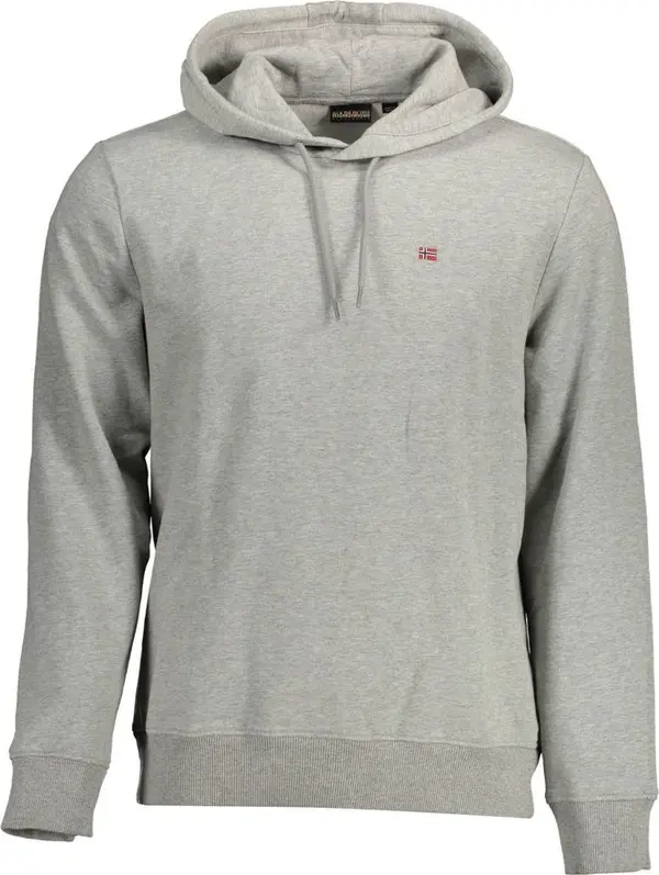 Gray Cotton Hoodie