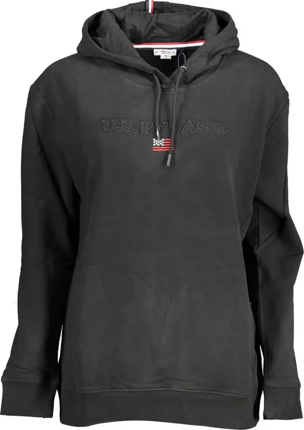 Black Cotton Sweatshirt