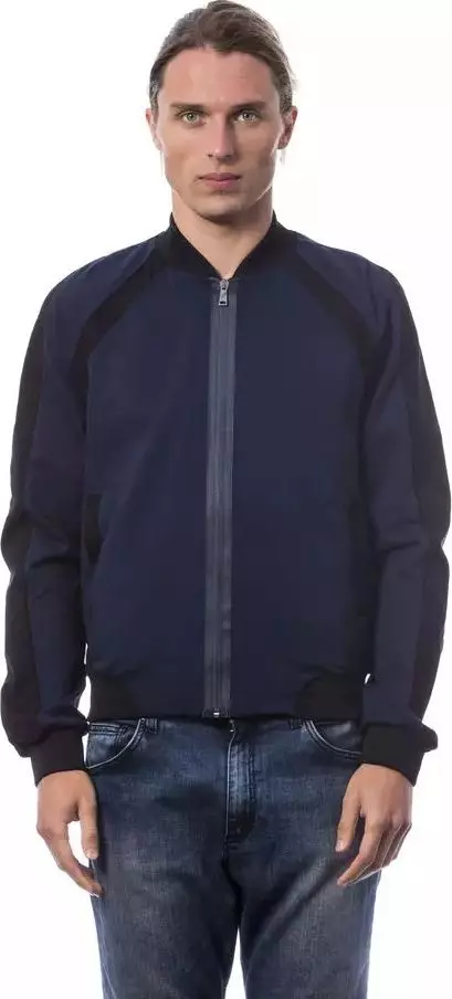 Blue Viscose Bomber