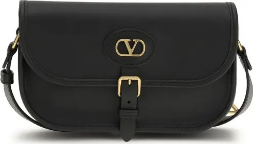 Black Calf Leather Bos Taurus Shoulder Bag