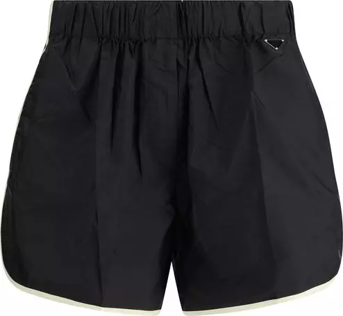 Black Recycled Polyamide Bermuda Shorts