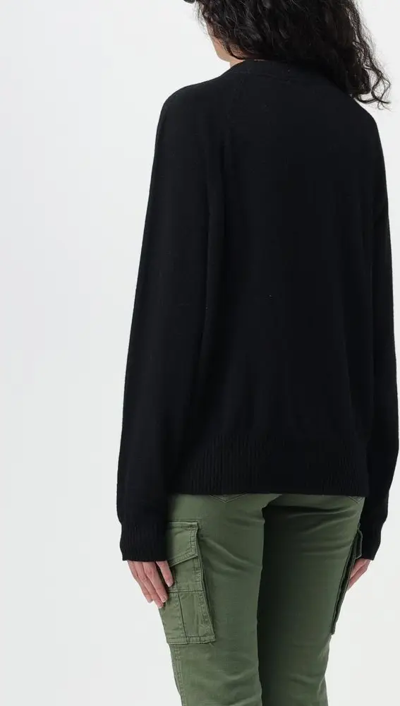 Black Cashmere Sweatshirt