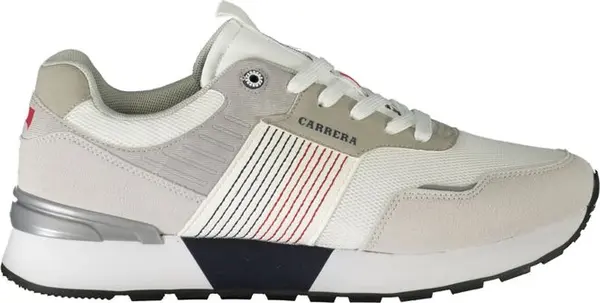 White Polyester Sneaker