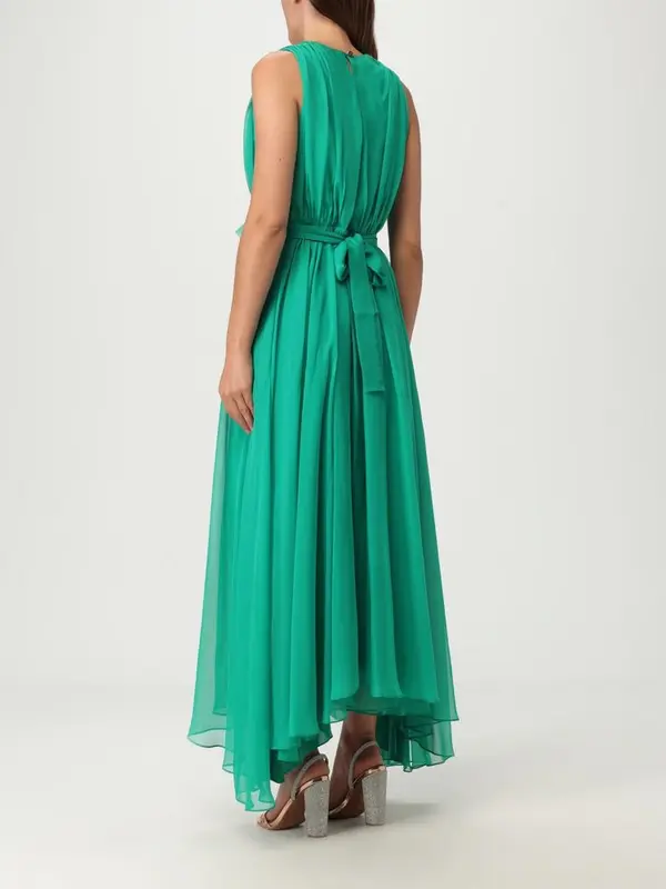 Bicolor Polyester Casual Dress