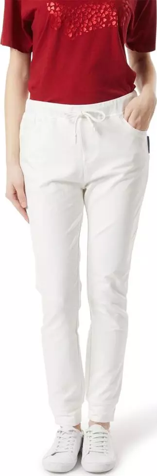 Black Cotton Casual Pants